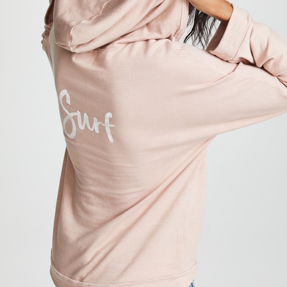 Monrow x The Surf Lodge Poncho Hoodie Extra Small